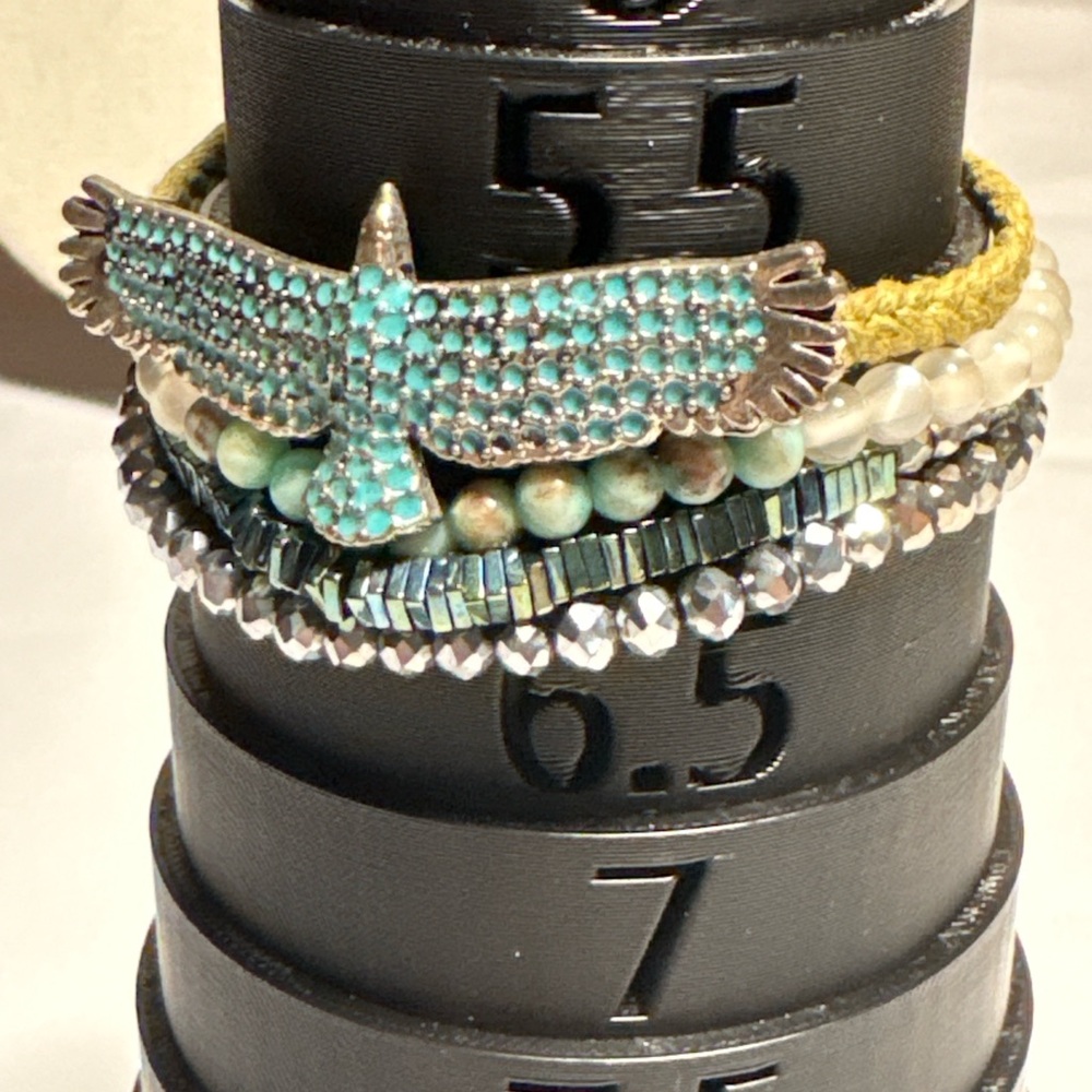 Hipanema Turquoise Eagle Multi Strand Bracelet Boho Western Magnetic Clasp